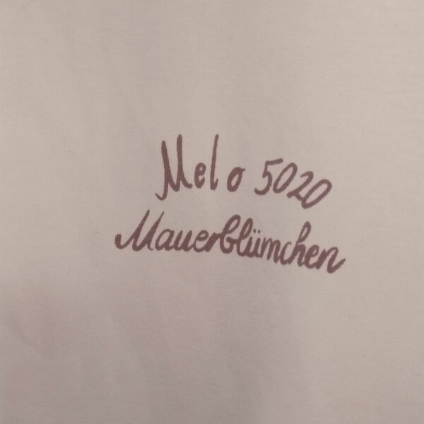 Mauerblümchen Shirt | Siebdruck (Ökologisch & Vegan) – Bild 4